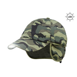 Zimní LED kšiltovka Delphin OutLINE Camo