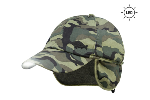 Zimní LED kšiltovka Delphin OutLINE Camo