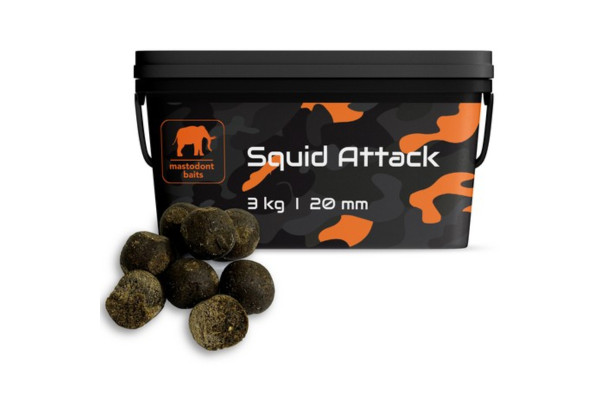 Mastodont Baits Boilies Squid Attack 3 kg 20 mm