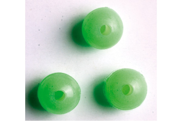 Aquantic korálky Fluo Beads zelená 4 mm 20 ks