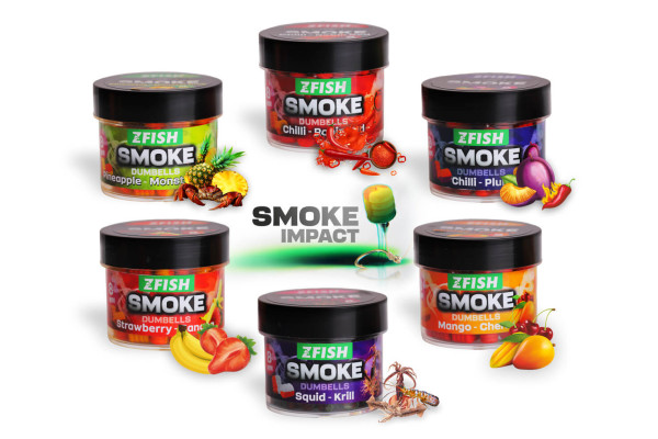 ZFISH Smoke POP-UP Dumbells 8 mm