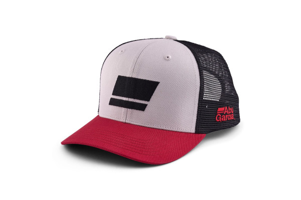 Kšiltovka Abu Garcia Flag Trucker Grey Red Black Kšiltovka Abu Garcia Flag Trucker Grey Red Black