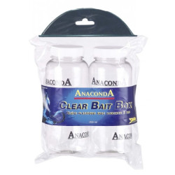 Anaconda plastové dózy Bait Box Clear, 4ks/bal