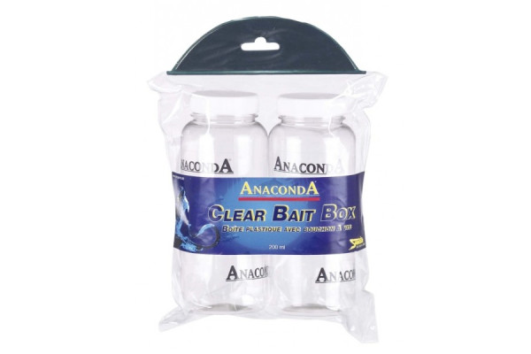 Anaconda plastové dózy Bait Box Clear, 4ks/bal