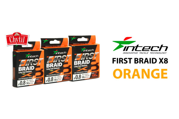 Braided Line Intech First Braid X8 Orange 150m