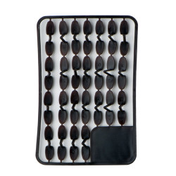 Pellet holders big (brown) 67pcs rack