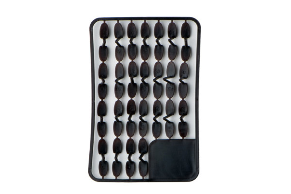 Pellet holders big (brown) 67pcs rack