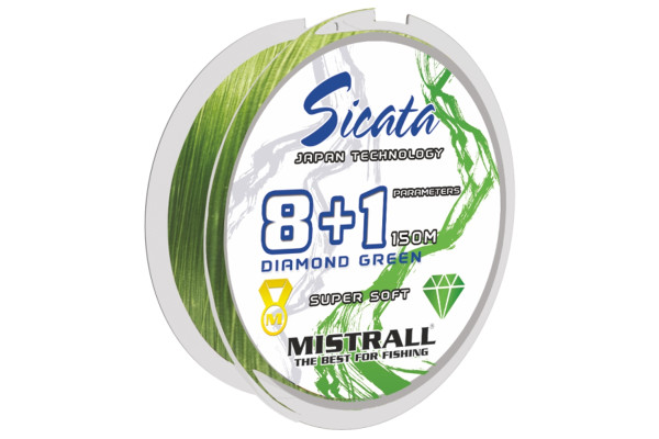 Mistrall šňůra Sicata JGS X8+1 0,06mm 150m