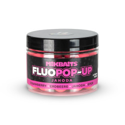 Plovoucí fluo boilie 150ml - Jahoda 14mm