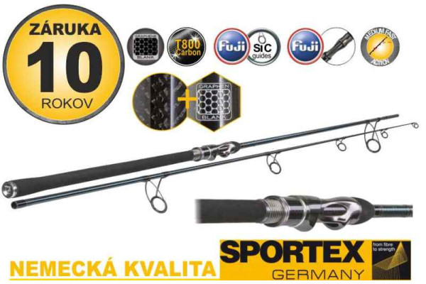 Kaprové pruty Sportex Graphenon Carp Boat 2-díl