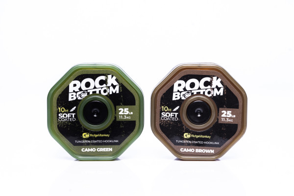 RidgeMonkey Rock Bottom Soft - tungstenem potažená svlékací šňůrka 25lb