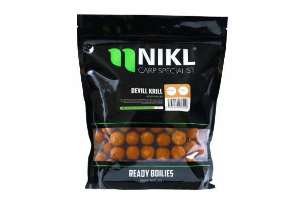 Nikl Ready boilie Devill Krill 20mm, 3kg