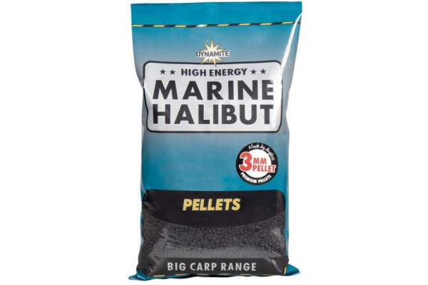 Dynamite Baits Pellets Marine Halibut Not Drilled 3 mm 900 g