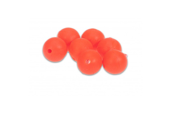 Aquantic korálky Red Rubber Beads 12 mm 5 ks