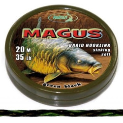 Katran Měkká návazcová šnůrka Braided hook links MAGUS 35lb 20m