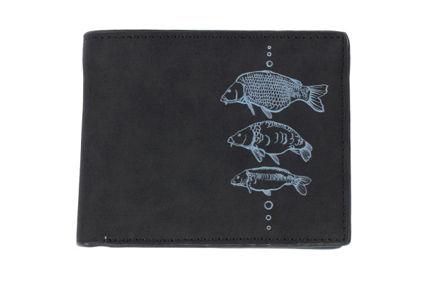 Giants fishing Peněženka černá tři kapři Black Wallet Three Carps