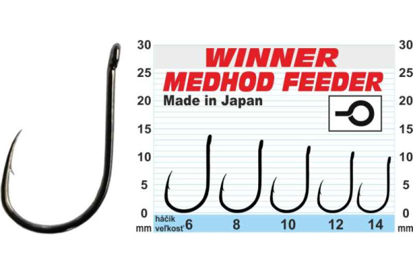 Háček - Profi Method Feeder MF X4 / 10ks