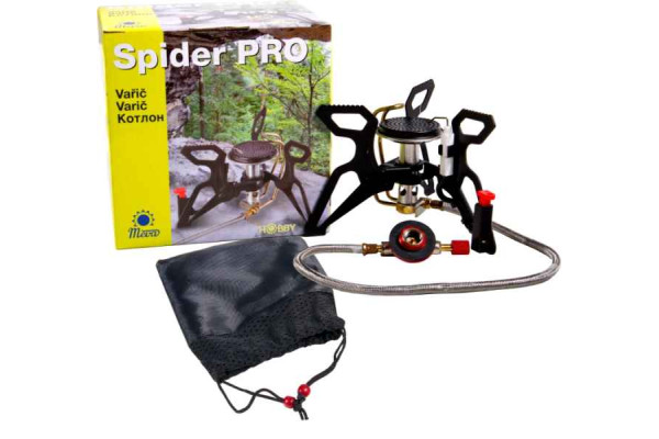 Rybářský skládací vařič SPIDER PRO piezo