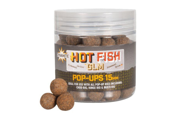 Dynamite Baits Pop-Ups Hot Fish&GLM 15 mm
