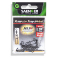 Saenger obratlík s pevnostní karabinkou Protector Snap Wirbel 4 29mm, 6ks/bal