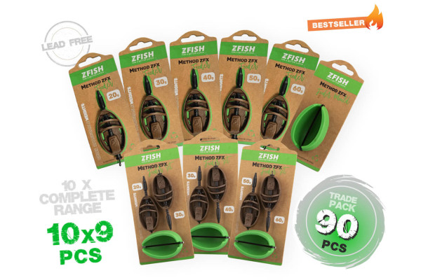 ZFISH Trade Pack Method Feeder ZFX 90ks