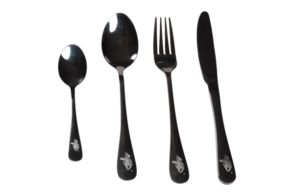Giants fishing Sada příborů černý nerez Cutlery SS 410 ( 4pc - set )
