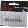 Uni Cat chrastítka Glass Rattles 4x19mm, 10ks/bal