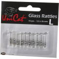Uni Cat chrastítka Glass Rattles 4x19mm, 10ks/bal