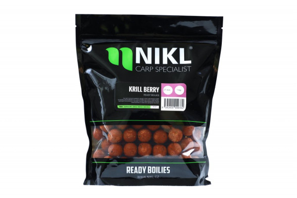 Nikl Ready boilie Krill Berry 20mm, 250g