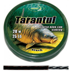 Katran Ztužená návazcová šňůrka Coated braided hook links TARANTUL 25lb 20m