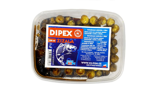 KS Fish Dipex 100 ml, žížala