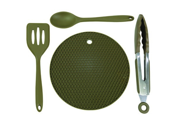 Trakker Silikonové, kuchyňské nádobí - Armolife Silicone Utensil Set