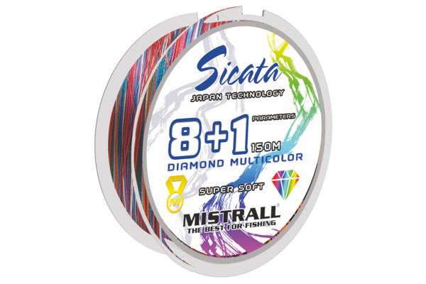 Mistrall šňůra Sicata JGS X8+1 0,06mm 150m