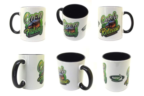 Katran Hrnek Mug  bílá/černá