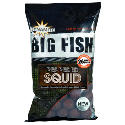Dynamite Baits Boilies Big Fish Peppered Squid 26 mm 1 kg