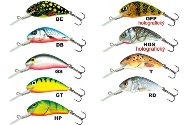 Salmo rybářské woblery Hornet H2S Salmo rybářské woblery Hornet H2S