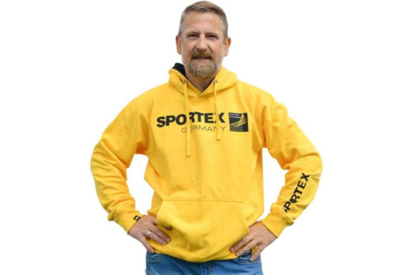 Sportex Mikina s kapucí - žlutá