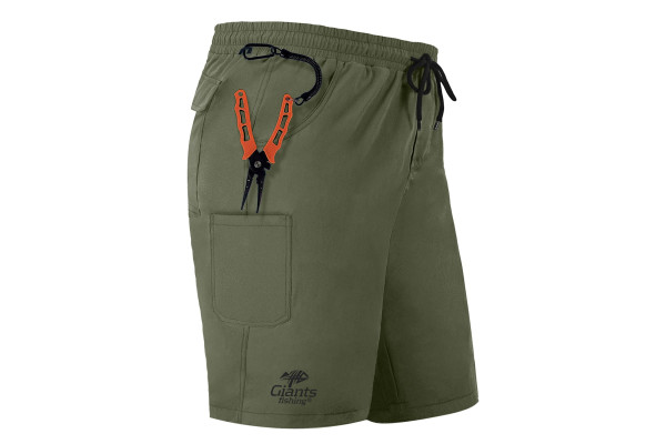 Giants Fishing Kraťasy Shorts Quick Dry UV50+Olive Green