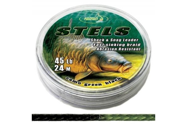 Katran Šoková šňůra Shock-snag leaders STELS 25lb 24m