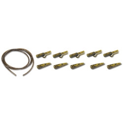 Anaconda Jungle Quick Lock Safety Lead Clip Power Pack jungle zelená 5ks Anaconda Jungle Quick Lock Safety Lead Clip Power Pack jungle zelená 5ks