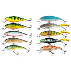 Salmo rybářské woblery PERCH PH8F