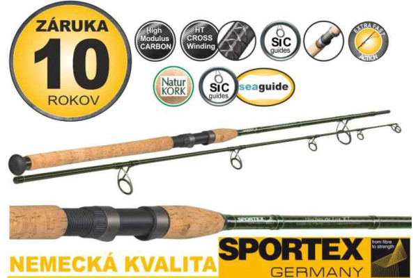 Přívlačové pruty Sportex Huchen De Lux XT 2-díl Přívlačové pruty Sportex Huchen De Lux XT 2-díl