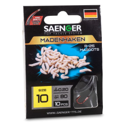 Saenger Návazec na chytání s červy Madenhaken R-25 vel. 12, 10 ks/bal
