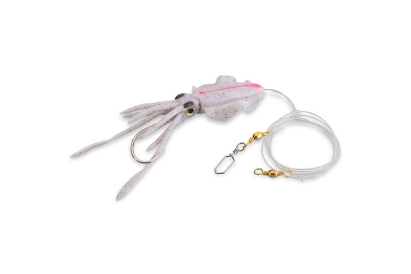 Aquantic návazec Octopus Leader Rig White Spotted Pink