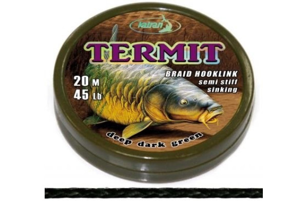 Katran Měkká návazcová šňůrka Braided hook links TERMIT 25lb 20m