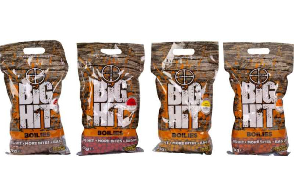 Boilies Crafty Catcher Big Hit 15mm / 2kg