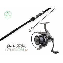 ZFISH Combo Prut Black Stalker 12ft/3lb + Naviják Fusion X 6000
