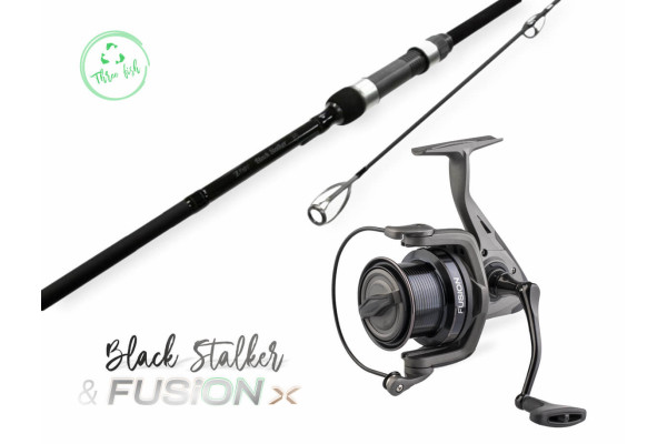 ZFISH Combo Prut Black Stalker 12ft/3lb + Naviják Fusion X 6000 ZFISH Combo Prut Black Stalker 12ft/3lb + Naviják Fusion X 6000