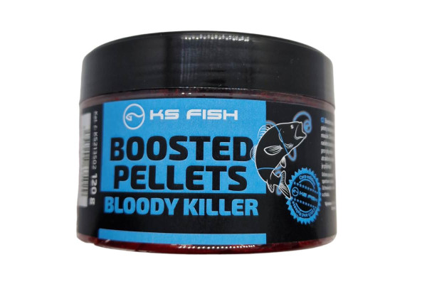 KS Fish Boosted Pellets 120g Bloddy Killer