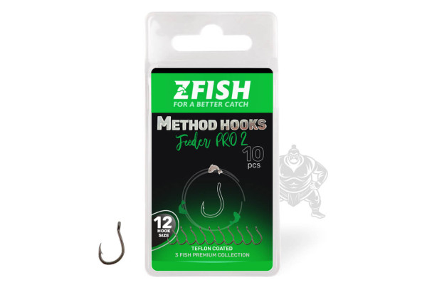 ZFISH Háčky Method Feeder PRO 2